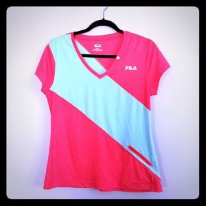 FILA workout vneck shirt